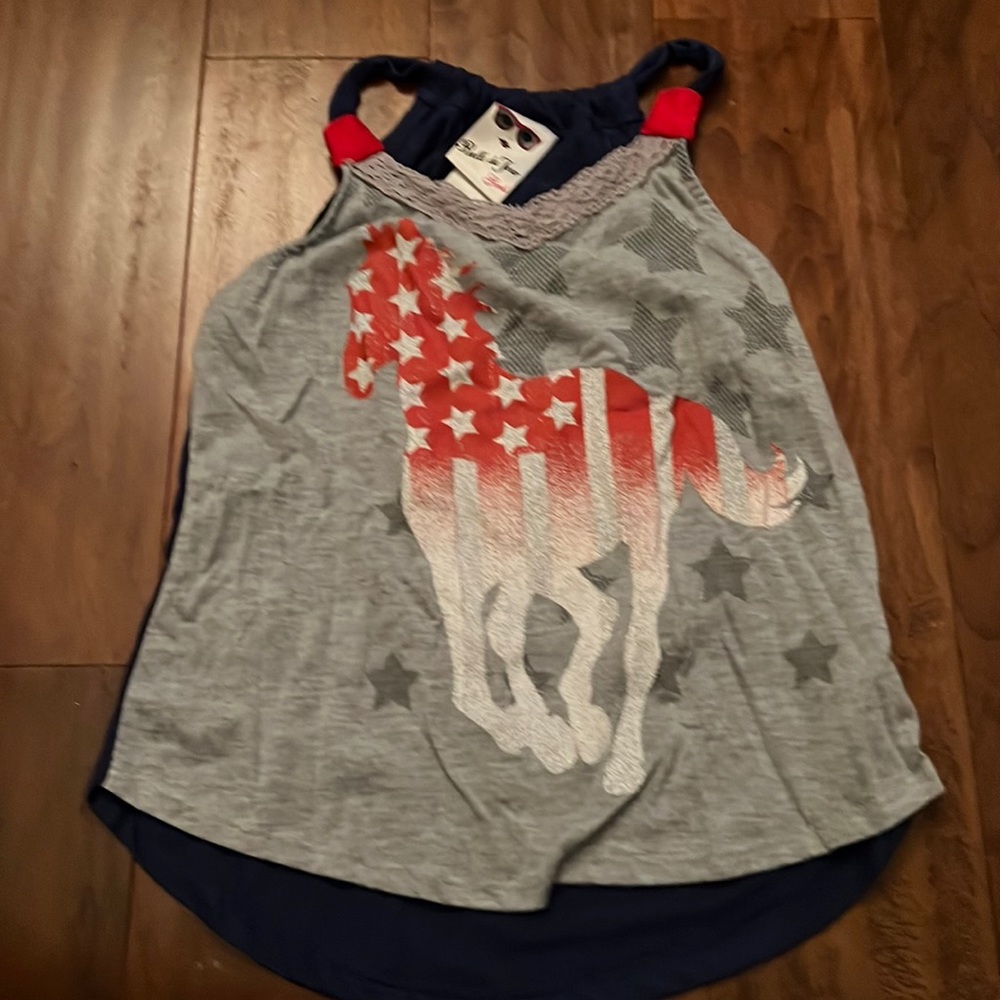 Belle du Jour girls top size S